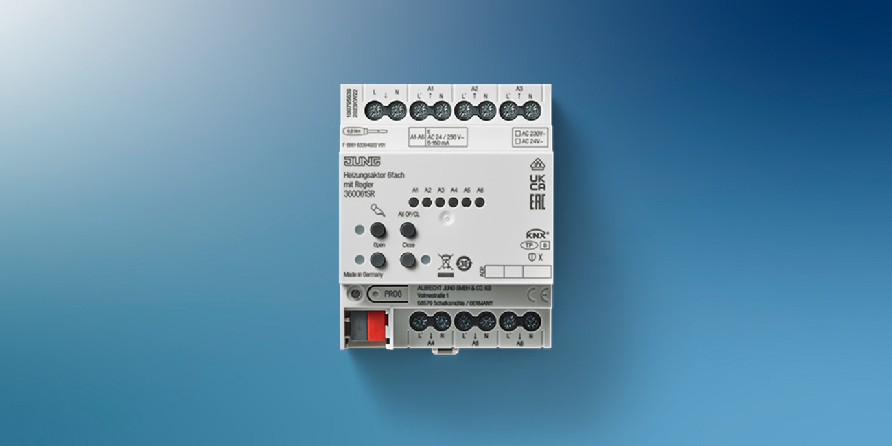 KNX Heizungsaktor 6-fach bei Schneider Elektrotechnik GmbH in Neuenmarkt