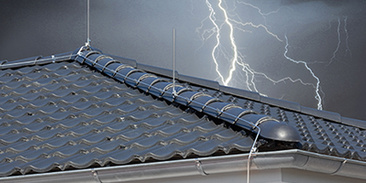 Äußerer Blitzschutz bei Schneider Elektrotechnik GmbH in Neuenmarkt